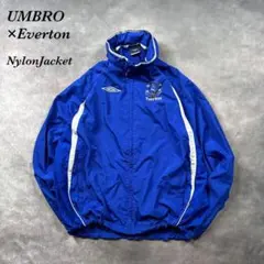 UMBRO×エバートン 2013ナイロンジャケット青フェライニ期 U84