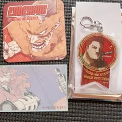 ヒロアカ 福岡 原画展 エンデヴァー アクリルキーホルダー コースター ランダム