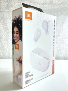 【新品未使用】JBL WAVE BUDS 2 ホワイト ※本体未開封、箱開封済みのサムネイル