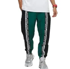 adidas ✨アディダス トラックパンツ グリーン×ブラック M