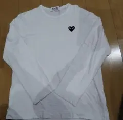 PLAY COMME des GARÇONS 黒ハート　長袖Tシャツ　ロンTのサムネイル