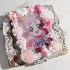 203ホイップデコ　ピンク　うさぎ　かわいい　量産型　硬質ハードケース　B8