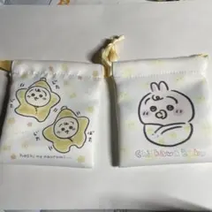 Chikawa Baby トレーディングミニ巾着　 うさぎと星型2種