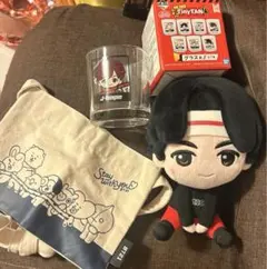 BTS一番くじ グラス J-HOPE ぬいぐるみJinセット