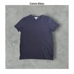 Calvin Klein カルバンクライン ワンポイントロゴ Vネック Tシャツのサムネイル