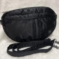 PORTER タンカー ショルダーバッグ ハーフムーン ブラック