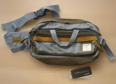 MASTER-PIECE ボディバッグ ウエストバッグ グレー/オリーブ