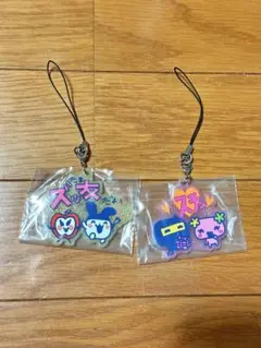 一番くじ　たまごっち　Ｆ賞 きらきらラバーチャーム　みみっち　りんごっち