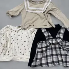 長袖カットソー 3点セット