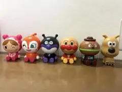 【セール中】⭐︎美品⭐︎6体セットおっきなアンパンマンマスコットキャラクタートイ