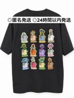 GRAF&WU グラフアンドウー 刺繍 半袖 Tシャツ ブラック Lサイズ