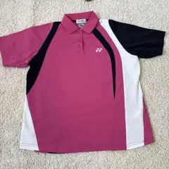 YONEX ポロシャツ ピンク/黒/白