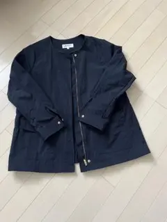 Dessin ノーカラージャケット ネイビー