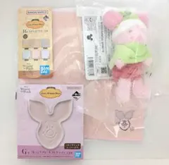 プーさん　一番くじ　D賞、G賞、H賞　ピグレットセット