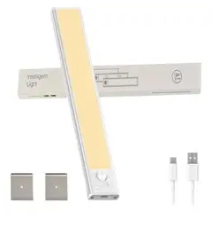人感センサーライト室内 充電式 LED高感度センサー1500mAHマグネット式