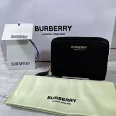 新品未使用 現行 BURBERRY コンパクトウォレット コインケース ブラック