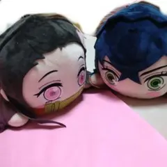 鬼滅の刃　禰豆子と伊之助寝そべりビックぬいぐるみセット