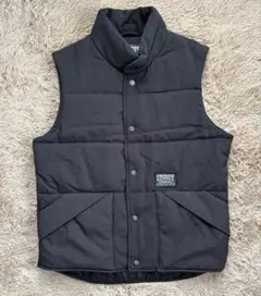 CHALLENGER×STUSSY 両面刺繍　キルティングベスト　バイカー　M CHALLENGER ×STUSSY VEST 刺繍ベスト サイズL