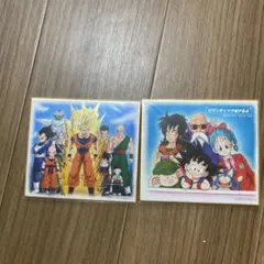 ドラゴンボール　色紙アート　箔押し 2枚セット