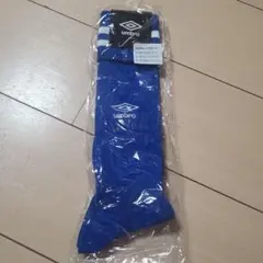 新品未使用 UMBRO サッカーソックス ブルー