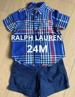 RALPH LAUREN半袖シャツパンツ上下セット