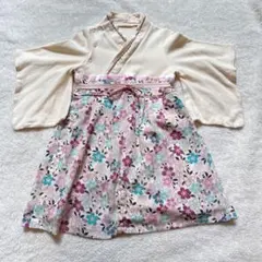 【美品】袴 ロンパース ベビー 袴 袴ロンパース　初節句