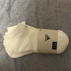 adidas ホワイト ショートソックス