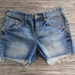 LOWRYS FARM デニムショートパンツ カットオフのサムネイル