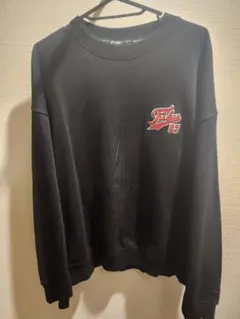 FUBU Mサイズ ブラック 黒 チームロゴ スウェット 刺繍