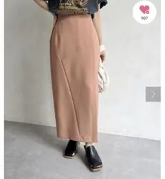 capricieux lemageカプリシュレマージュブロッキングナロースカート