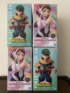 僕のヒーローアカデミア 緑谷出久 麗日お茶子 フィギュア 4体セット