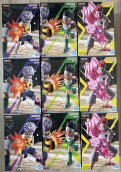 【新品未開封】ハンターハンター フィギュア ゴン キルア ヒソカ G.I編　9点