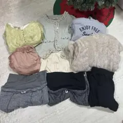 お洋服まとめ売りマタニティ服あり妊婦さん向け冬服多いお得セット中古