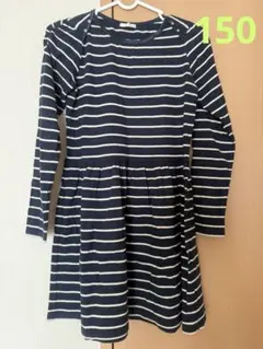 GU キッズ ワンピース　150 秋物　長袖
