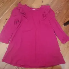 Bee des Bee 110 レッド　ワンピース　フリル　長袖