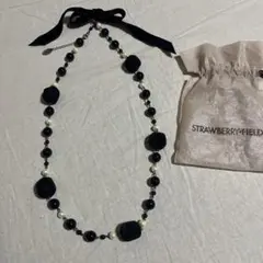 strawberry-fields パール ベロア ネックレスのサムネイル
