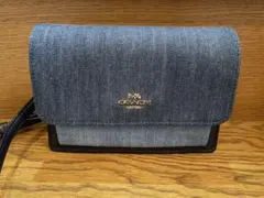 COACH デニムショルダーバッグ 【美品】