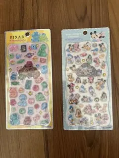 正規品　ディズニー　プチドロップステッカー　2枚セット　まとめ売り