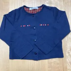 familiar カーディガン 110 ネイビー　美品
