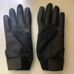 ブラック合成皮革手袋　Lサイズ