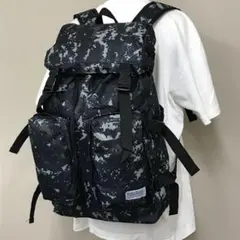 訳あり 大容量 リュック メンズ ミリタリー柄 迷彩柄 デジタル カモフラ ①のサムネイル