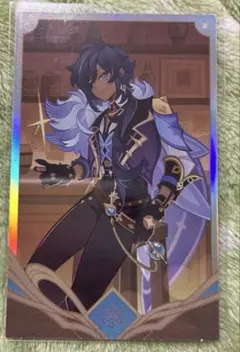 原神 韓国カフェ 七聖召喚 カード ガイア