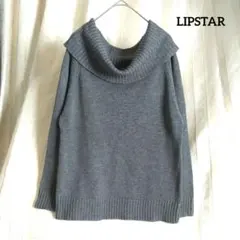 ✾LIPSTAR リップスター✾ オフタートル ニット グレー M