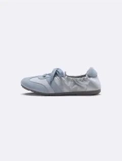 【美品】GU ジーユー ギャザーバレエスニーカー　ブルー XL BLUEのサムネイル