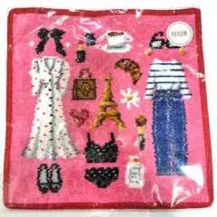 【新品】FEILER ★IENA 25*25ハンカチ（レッド）