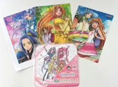 スイートプリキュア♪　下敷き3種＋ミニタオル