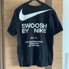 NIKE スウッシュロゴ ブラックTシャツ