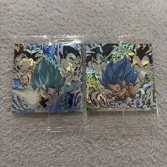 ドラゴンボール 超戦士シールウエハース融合と合体の超越者 ベジット ゴジータ