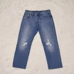 LEVI'S リーバイス 501CT ダメージ デニムパンツ 【DB1-214】のサムネイル