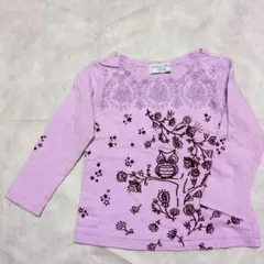 ANNA SUI Mini 薄紫 長袖カットソー 90cm
